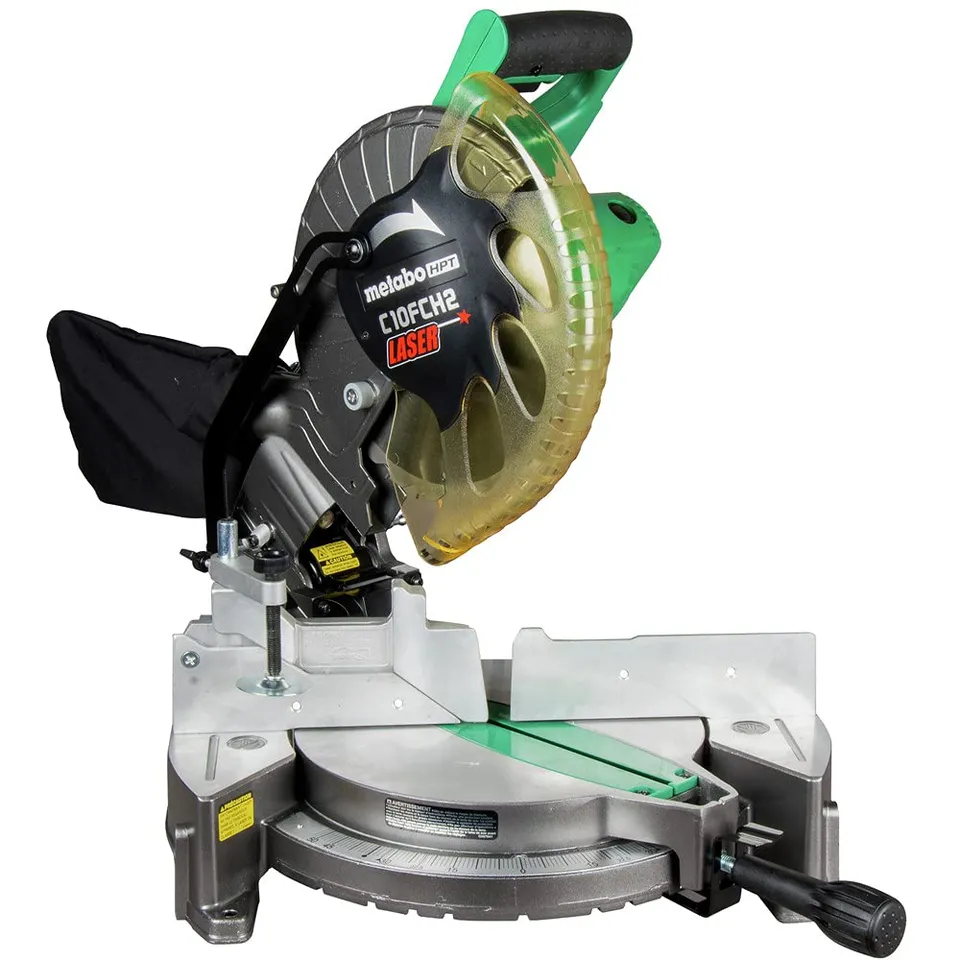 metabo-hpt-10-inch-compound-miter-saw-with-laser-c10fch2s image 1