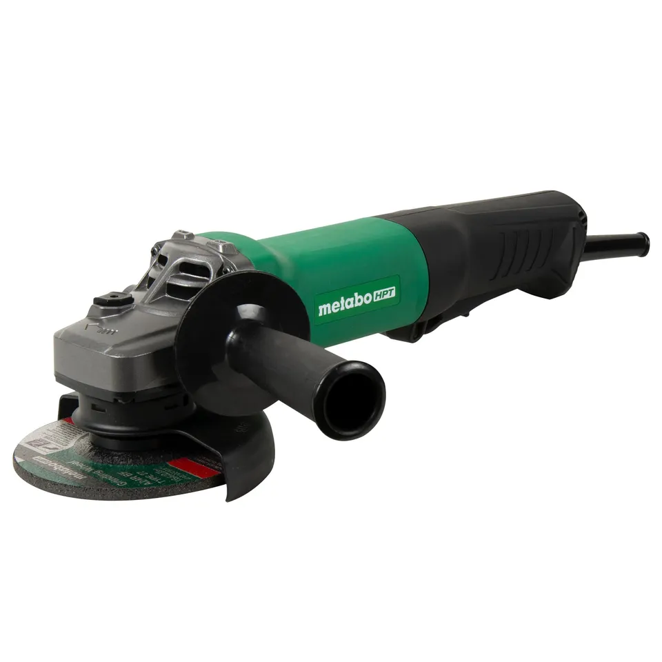 metabo-hpt-4-1-2-angle-grinder-10-5-amp-paddle-switch-g12se3 image 1