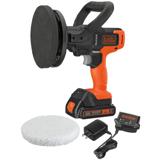black-decker-20v-max-powerconnect-matrix-cordless-buffer-kit-battery-and-charger image 1