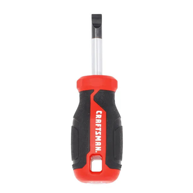 craftsman-1-4-inch-x-1-5-inch-compact-slotted-screwdriver-with-magnetic-tip-and- image 1