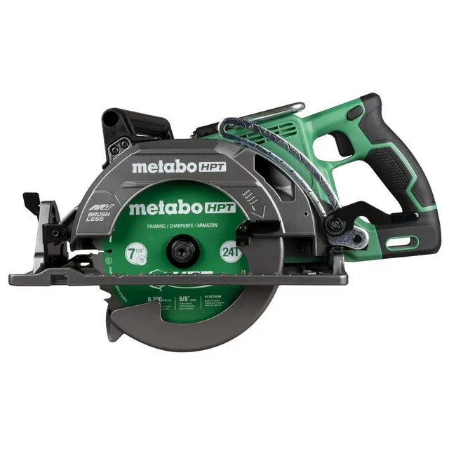 metabo-hpt-36v-multivolt-7-1-4-inch-rear-handle-circular-saw-tool-only-c3607dwaq image 1
