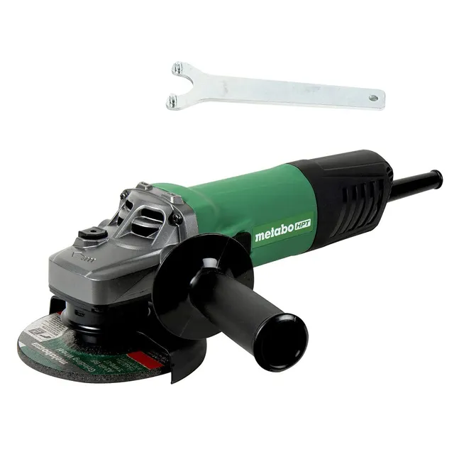 metabo-hpt-4-5-inch-angle-grinder-10-5-amp-side-switch-g12sa4 image 1