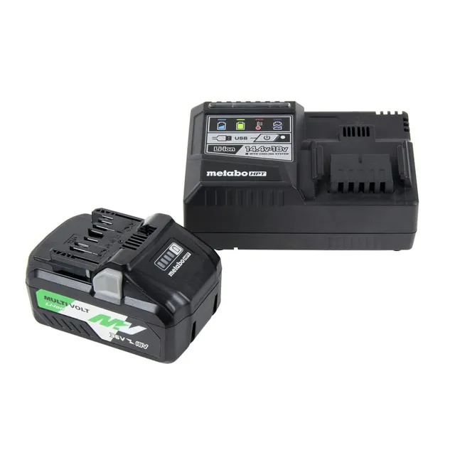 metabo-hpt-multivolt-battery-and-charger-starter-kit-4-0ah-8-0ah-36v-18v-with-bu image 1