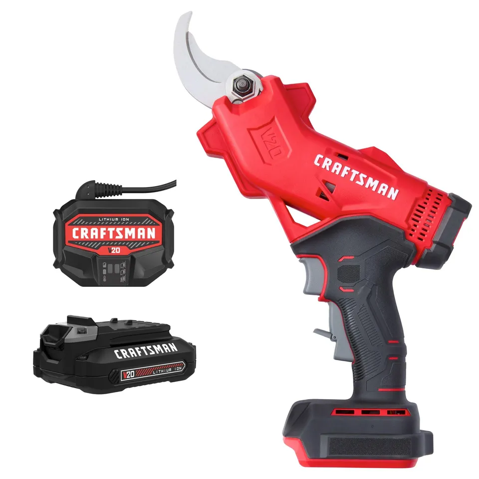 craftsman-v20-cordless-electric-pruner-kit-cmcpr320c1-with-2ah-battery-and-charg image 1
