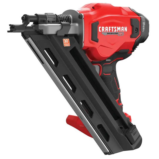 craftsman-v20-brushless-cordless-30-framing-nailer-tool-only-cmcn630ptb image 1