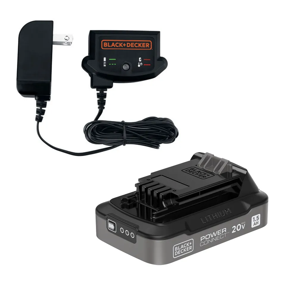 black-decker-20v-max-powerconnect-1-5-ah-battery-with-state-of-charge-indicator- image 1
