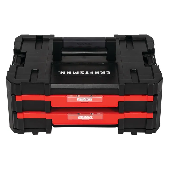 craftsman-versastack-cmst17804-plastic-tool-box-with-drawers-2-drawer image 1