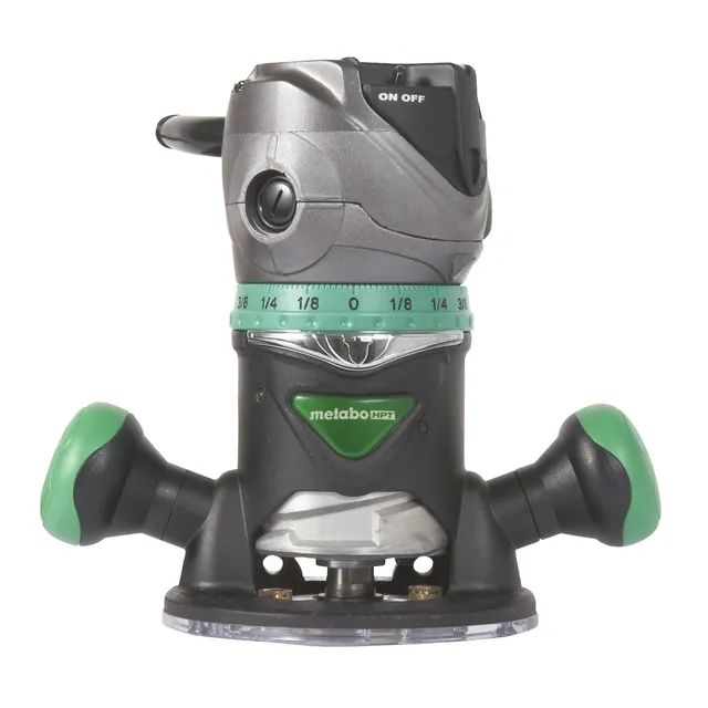 metabo-hpt-m12vc-variable-speed-fixed-base-router-2-1-4-hp-11-amp-motor-electron image 1