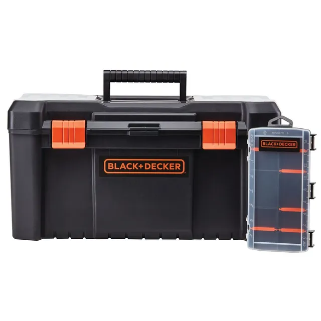 black-decker-16-lockable-toolbox-organizer-with-adjustable-dividers-and-built-in image 1