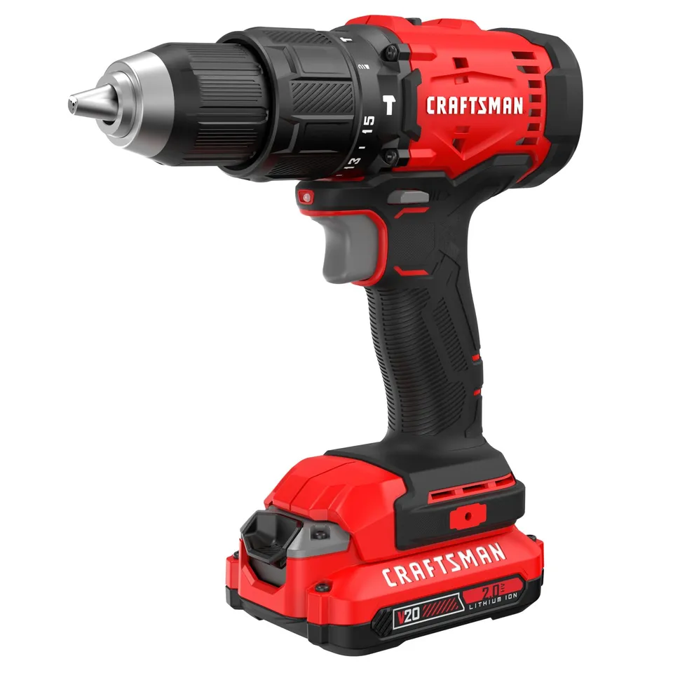 craftsman-20v-max-1-2-cordless-hammer-drill-kit-cmcd712d1 image 1