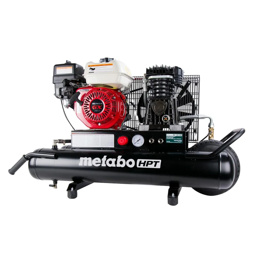 metabo-hpt-ec2510e-gas-powered-wheeled-air-compressor-8-gallon-honda-gx-engine-c image 1