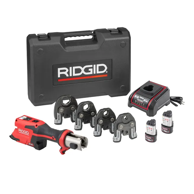 ridgid-rp-251-compact-press-tool-battery-kit-with-propress-jaws-1-2-to-1-1-4-781 image 1