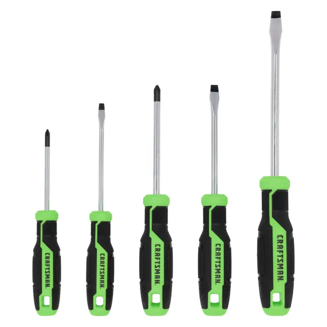 craftsman-5-piece-hi-vis-screwdriver-set-with-magnetic-tips-cmht65135-phillips-s image 1