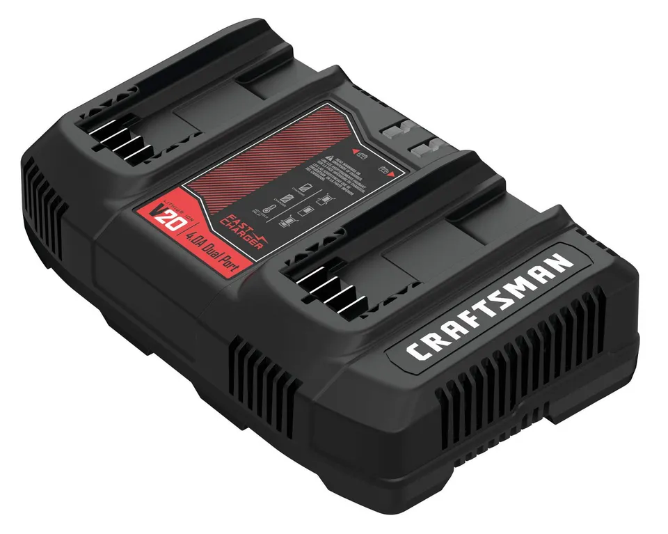 craftsman-v20-2ah-lithium-ion-dual-port-battery-charger-cmcb124 image 1