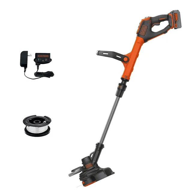 black-decker-20v-max-easyfeed-cordless-string-trimmer-and-edger-2-5-ah-battery-a image 1