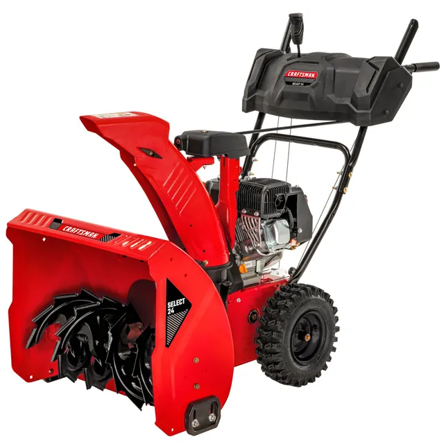 craftsman-select-24-two-stage-snow-blower-31as6k1eb93-208cc-electric-start image 1