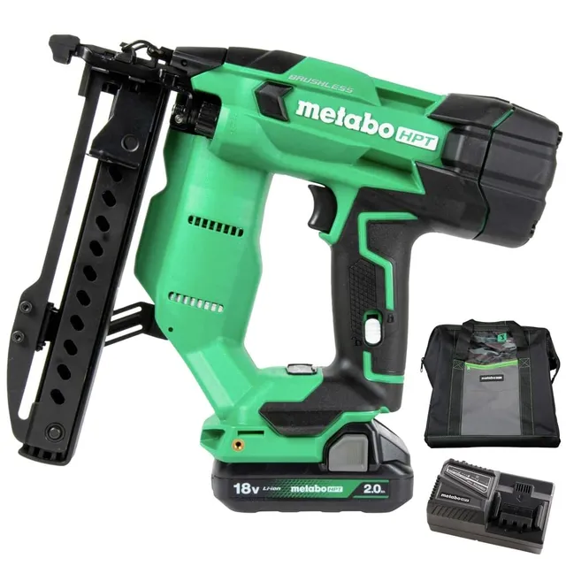 metabo-hpt-18v-multivolt-cordless-narrow-crown-stapler-kit-n1804da-with-2-0ah-ba image 1