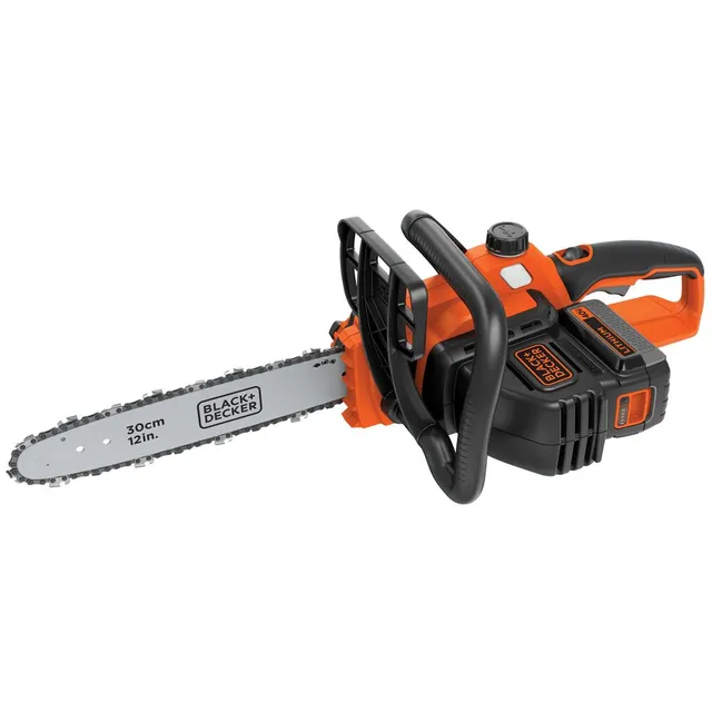 black-decker-40v-max-cordless-12-inch-chainsaw-with-battery-and-charger-included image 1