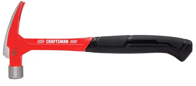 craftsman-hammer-rip-claw-smooth-face-steel-head-16-oz-cmht51163 image 1