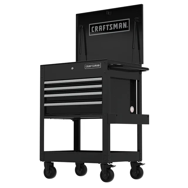 craftsman-4-drawer-rolling-tool-box-with-power-outlets-and-usb-ports-22-inch-dee image 1