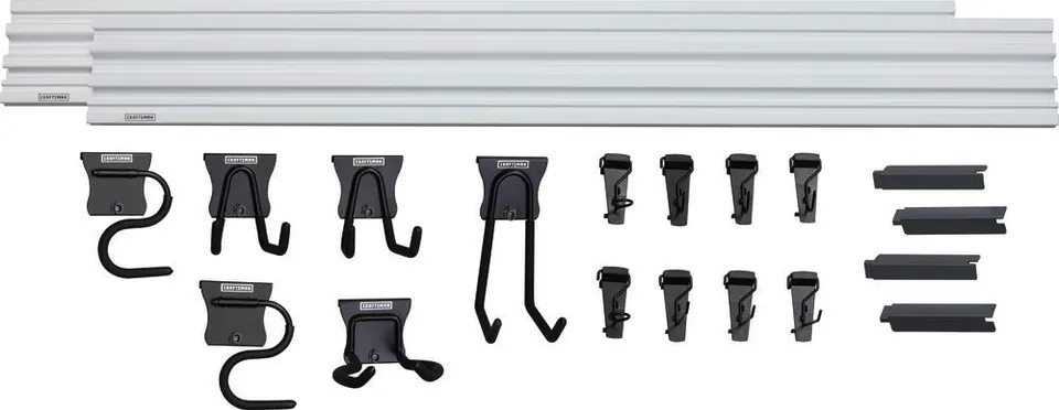 craftsman-versatrack-garage-storage-system-storage-rail-with-20-piece-mounting-a image 1