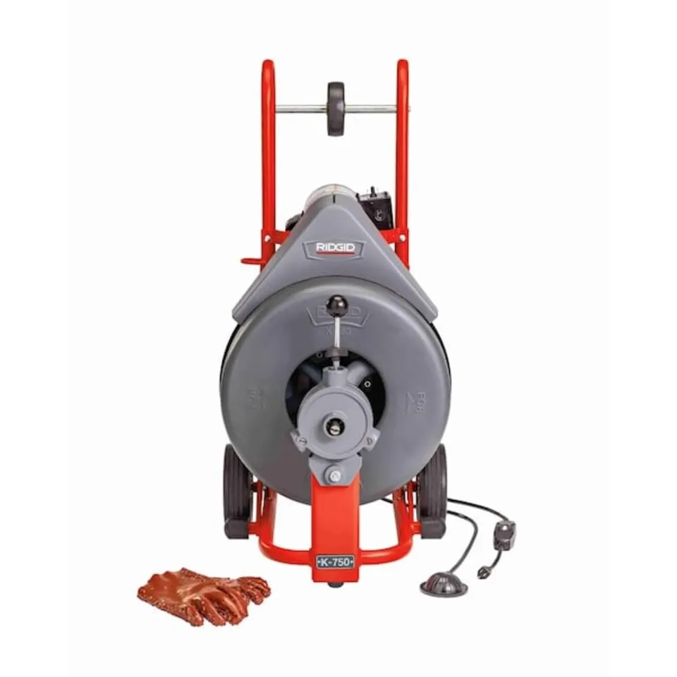 ridgid-k-750-drum-machine-with-autofeed-control-42007-3-4-inch-x-100-ft-inner-co image 1