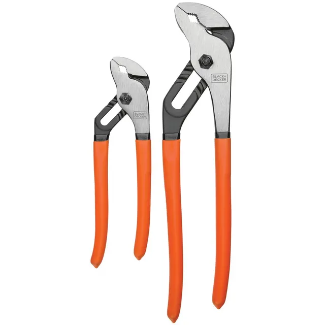 black-decker-slip-joint-pliers-8-inch-12-inch-2-pack image 1