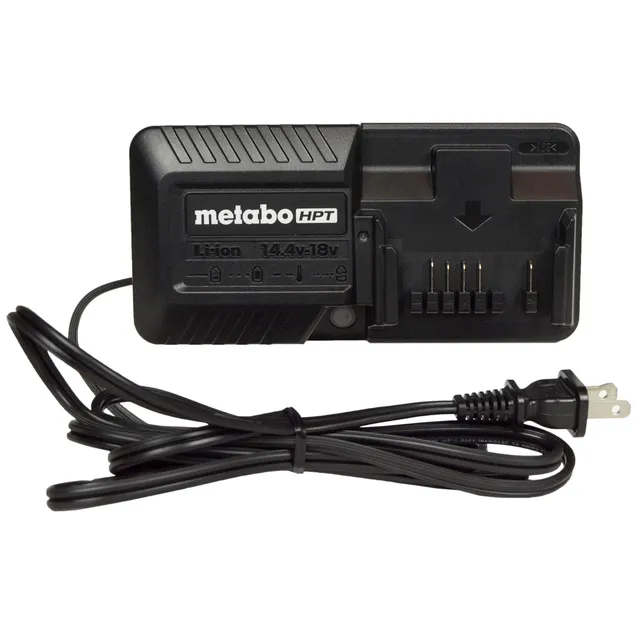 metabo-hpt-uc18yksl-18v-battery-charger-with-usb-charging-port-for-18v-slide-typ image 1