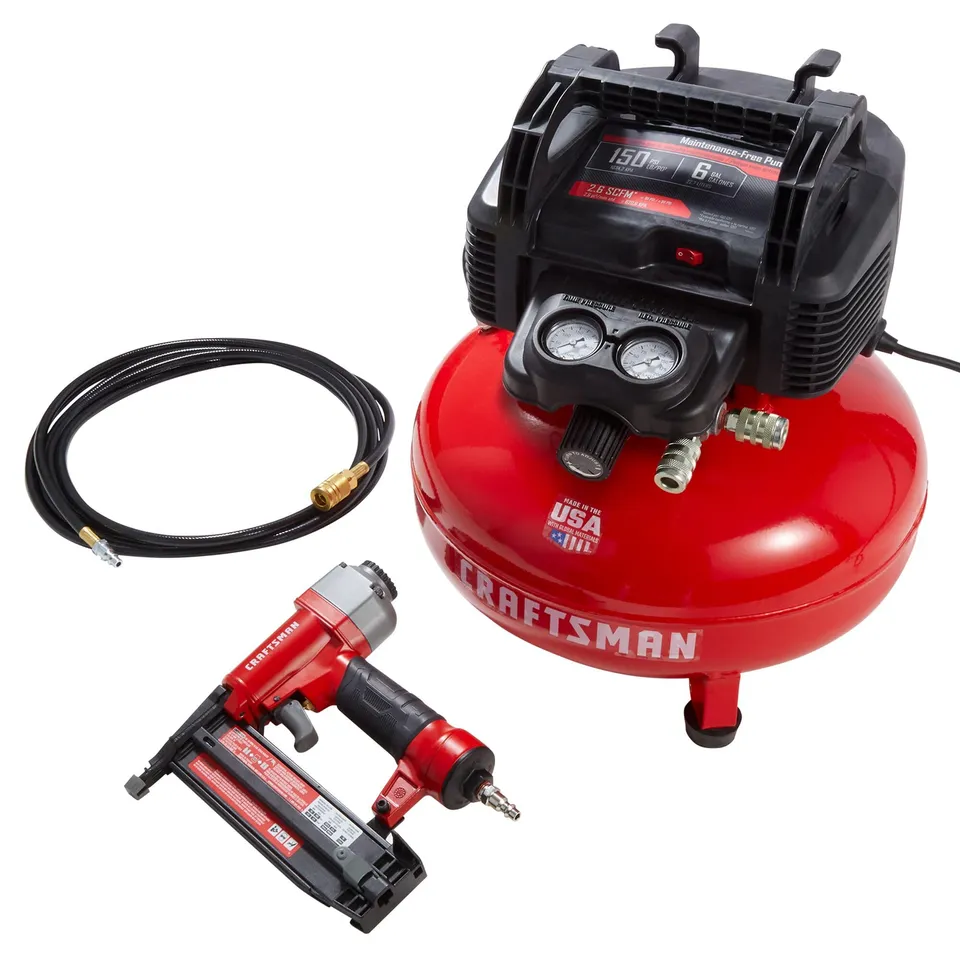 craftsman-cmec1kit18-air-compressor-combo-kit-with-18-gauge-brad-nailer-and-hose image 1
