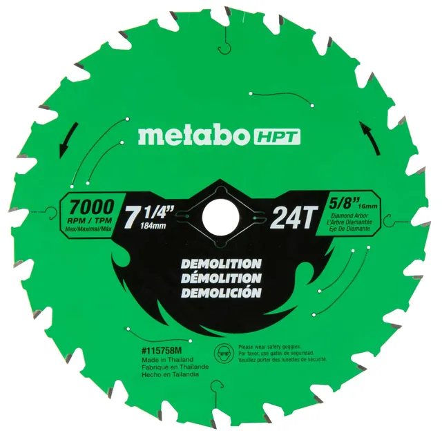metabo-hpt-circular-saw-demo-blade-7-1-4-inch-24-tooth-tungsten-carbide-ptfe-coa image 1