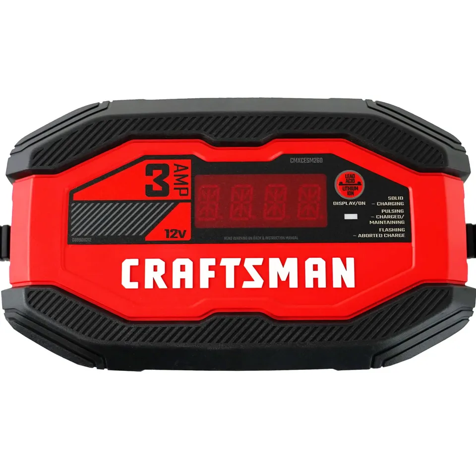 craftsman-cmxcesm260-3-in-1-3-amp-12v-fully-automatic-battery-charger-and-mainta image 1