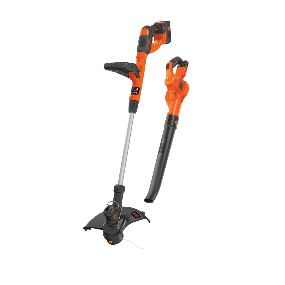 black-decker-40v-max-cordless-string-trimmer-edger-and-leaf-blower-combo-kit-wit image 1