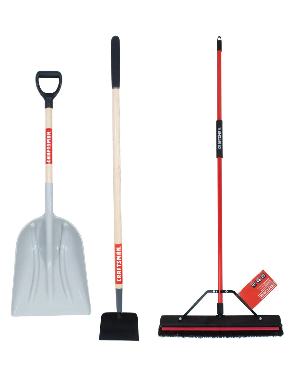 craftsman-3-piece-winter-clean-up-set-with-d-grip-scoop-forged-steel-scraper-24- image 1