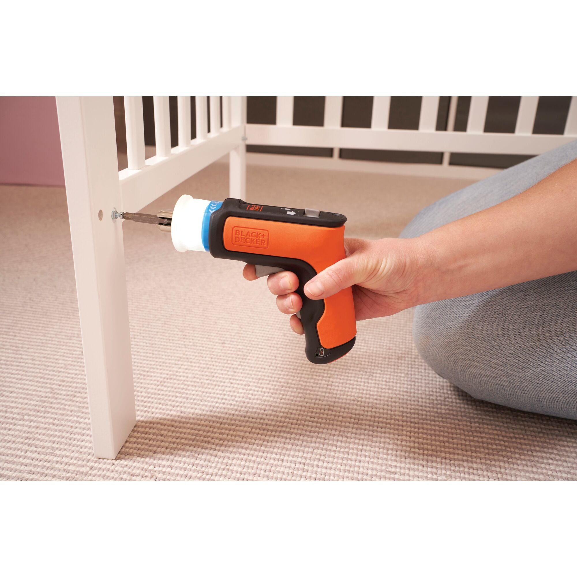black-decker-4v-max-hex-driver-cordless-screwdriver-for-furniture-assembly image 2