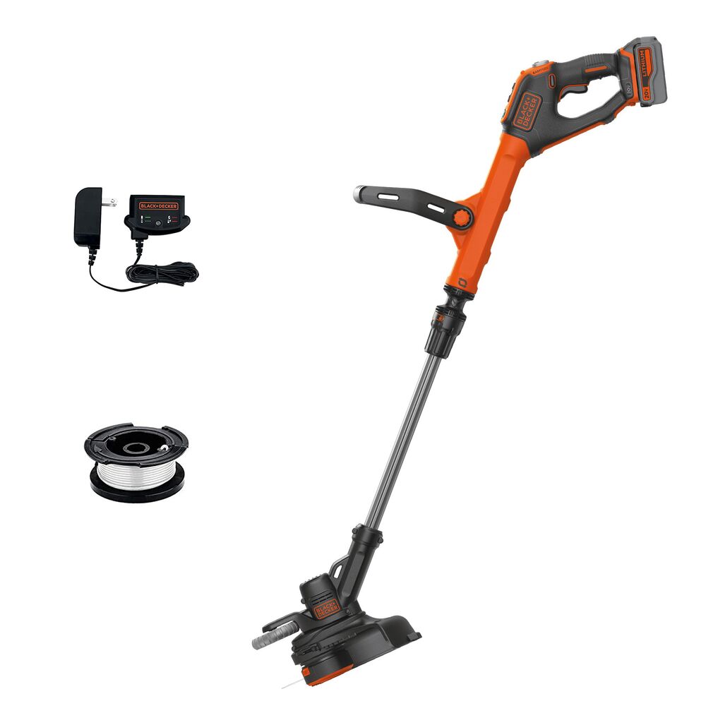 black-decker-20v-max-easyfeed-cordless-string-trimmer-and-edger-2-5-ah-battery-a image 1