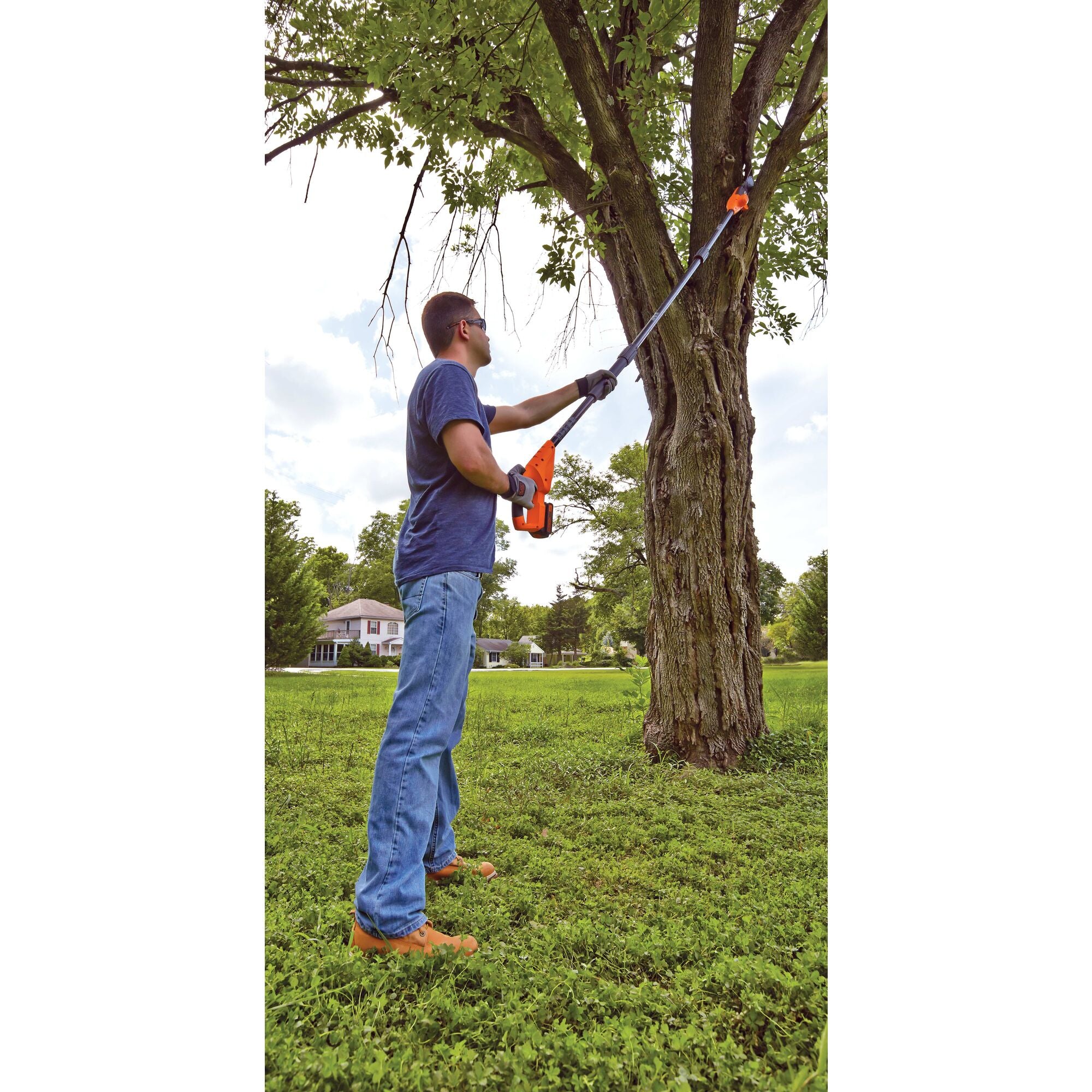 black-decker-20v-max-powerconnect-cordless-8-inch-pole-pruning-saw-with-battery- image 2
