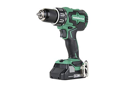 metabo-hpt-dv18dbfl2s-18v-cordless-brushless-hammer-drill-kit-with-3-0-ah-batter image 8