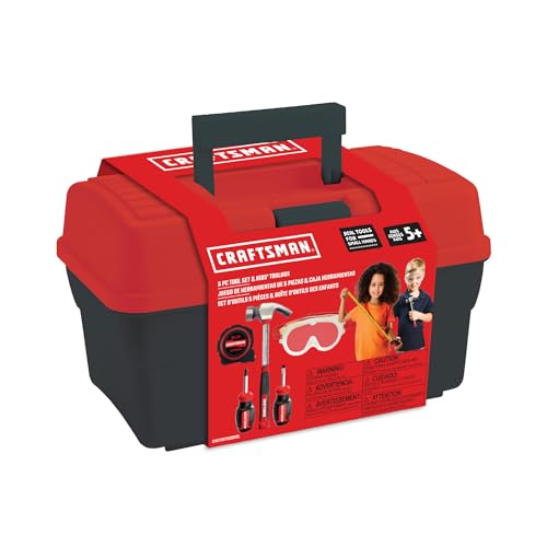 craftsman-5-piece-kid-sized-tool-set-with-toolbox image 8