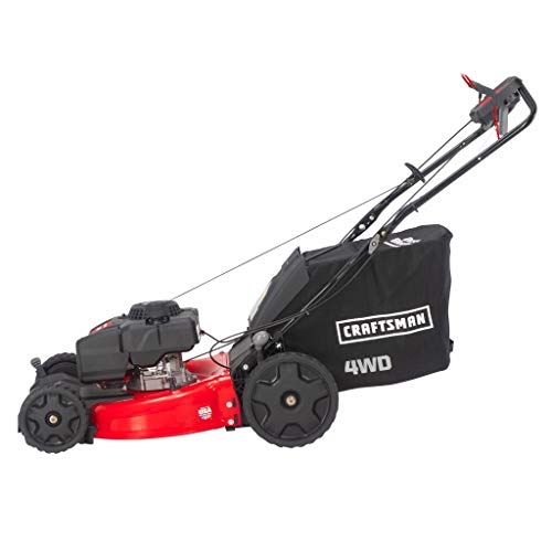 craftsman-21-inch-3-in-1-gas-powered-push-lawn-mower-with-bag-196cc-ohv-engine-4 image 8