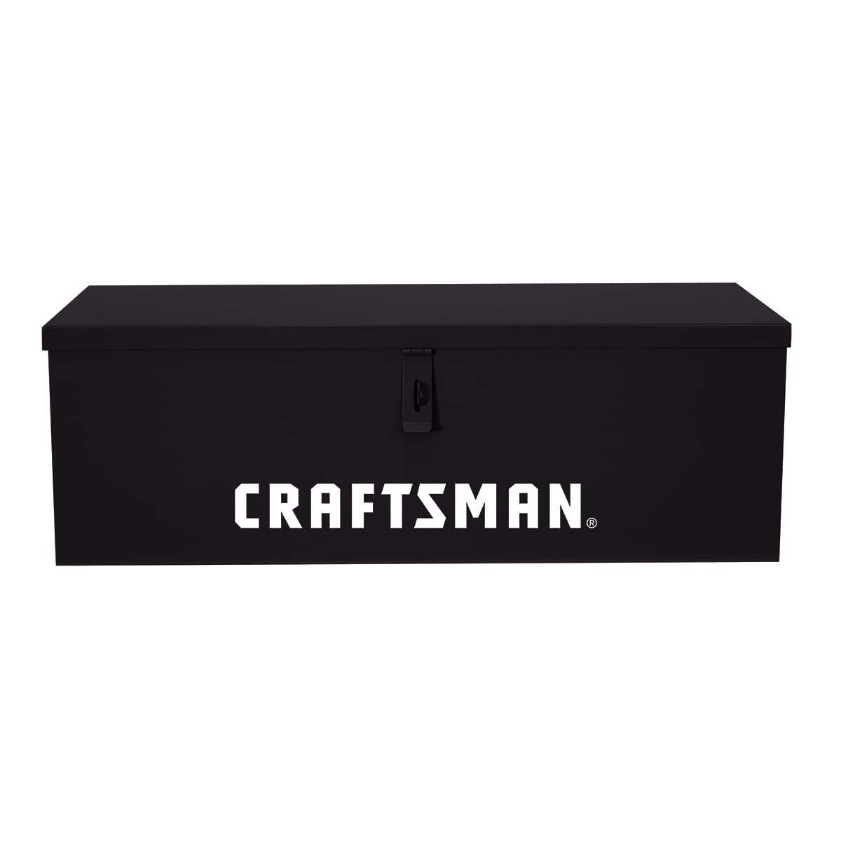 craftsman-30-inch-utility-box-in-black-heavy-gauge-steel-weather-resistant-locka image 1