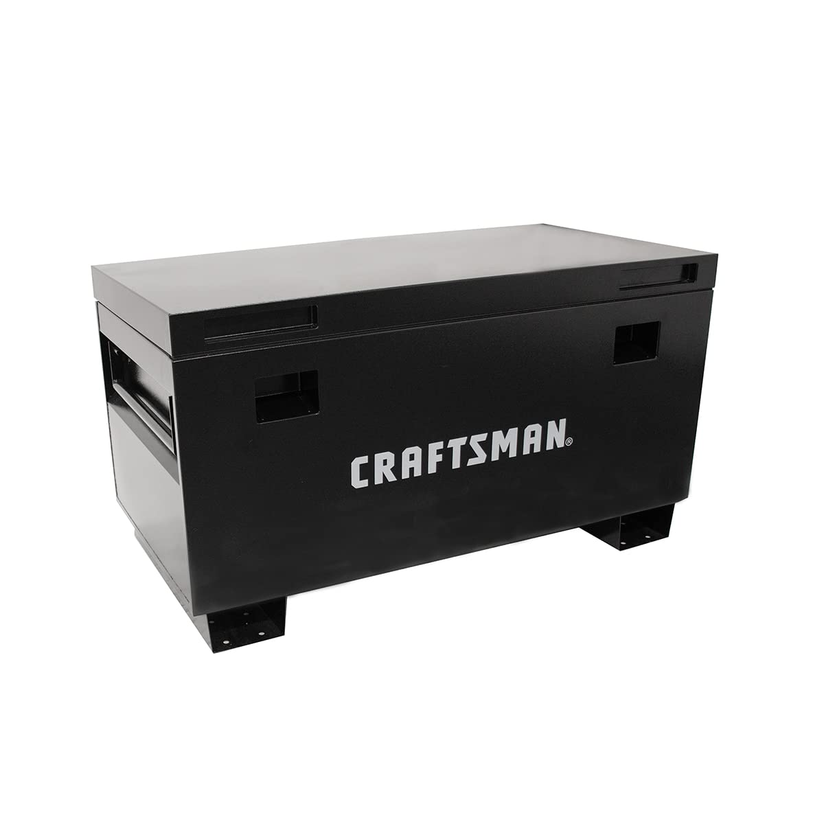 craftsman-45-jobsite-box-in-black-heavy-duty-steel-storage-with-gas-struts image 2