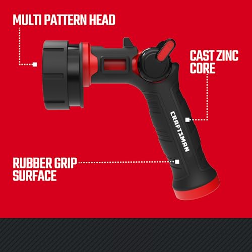 craftsman-heavy-duty-7-pattern-water-nozzle-with-cast-zinc-core image 8