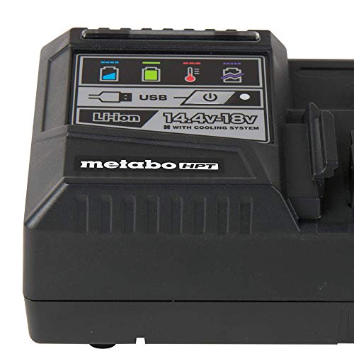 metabo-hpt-uc18ysl3m-rapid-battery-charger-for-18v-36v-slide-lithium-ion-batteri image 8