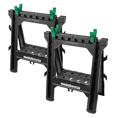 metabo-hpt-115772m-folding-sawhorses-2-pack-1-200-lbs-capacity-lightweight-with- image 4