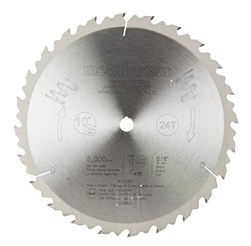 metabo-hpt-311128m-10-inch-24-tooth-tungsten-carbide-tipped-atb-saw-blade-with-5 image 3