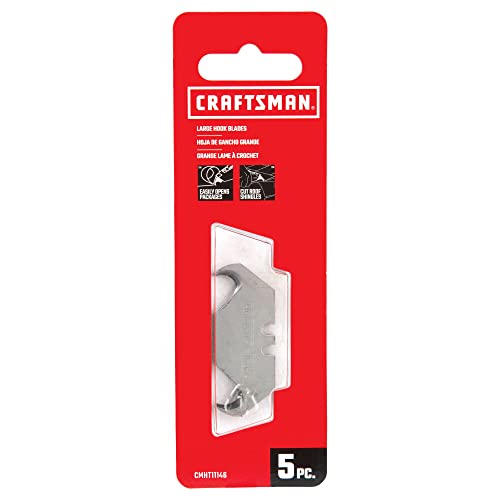 craftsman-utility-knife-razor-hook-blades-carbon-steel-3-4-in-5-pack-cmht11146 image 6