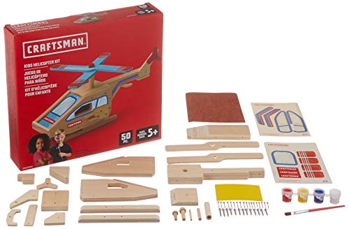 craftsman-helicopter-diy-wood-craft-kit-build-paint-and-play-eco-friendly-for-ki image 2