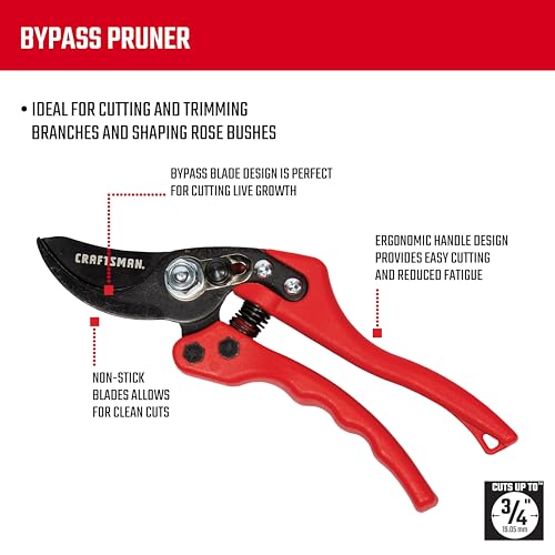 craftsman-3-4-in-manual-bypass-pruner-for-cutting-trimming-branches-shaping-rose image 8