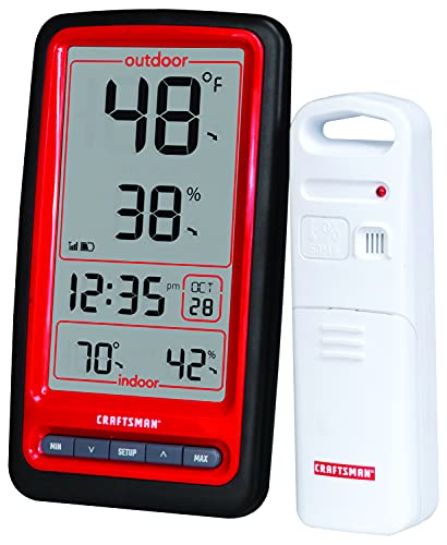 craftsman-wireless-thermometer-for-indoor-outdoor-temperature-with-humidity-sens image 8