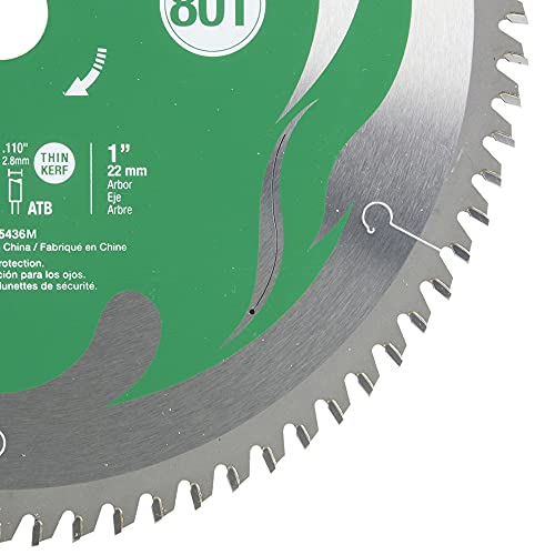 metabo-hpt-12-inch-80-tooth-fine-finish-miter-saw-blade-with-1-inch-arbor-and-th image 7